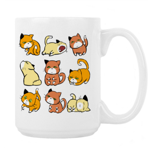 Кружка с принтом Котята