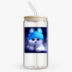 Банка с бамбуковой крышкой