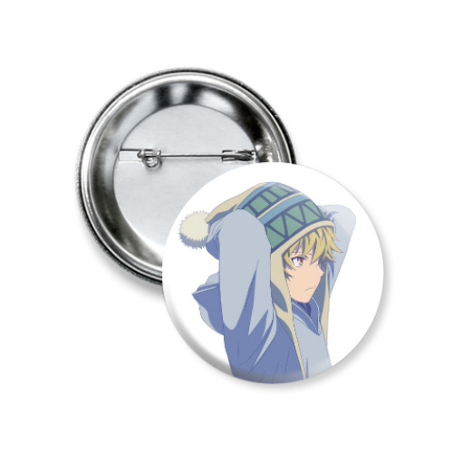 Значок 37мм с принтом Noragami Бездомный Бог Юкинэ