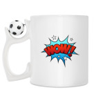Кружка с футбольным мячиком