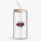 Банка с бамбуковой крышкой