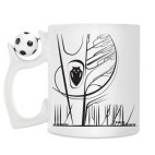 Кружка с футбольным мячиком