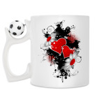 Кружка с футбольным мячиком