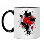 Кружка двухцветная