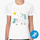 Женская спортивная футболка