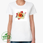 Женская футболка органик