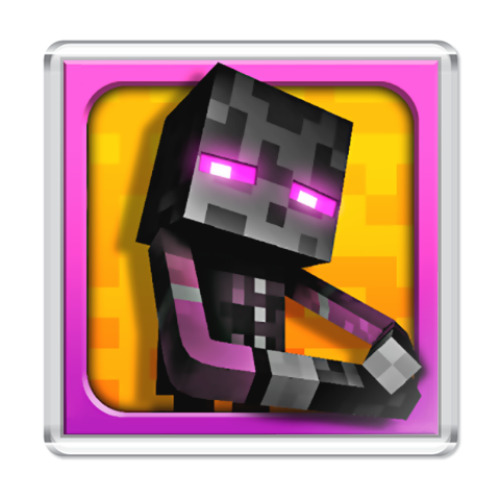 Магнит с принтом Супер-эндермен!