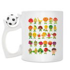 Кружка с футбольным мячиком