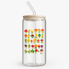 Банка с бамбуковой крышкой