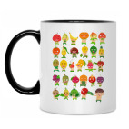 Кружка двухцветная