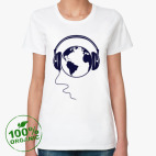 Женская футболка органик