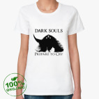 Женская футболка органик