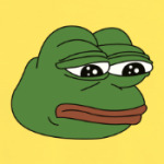 Грустная лягушка