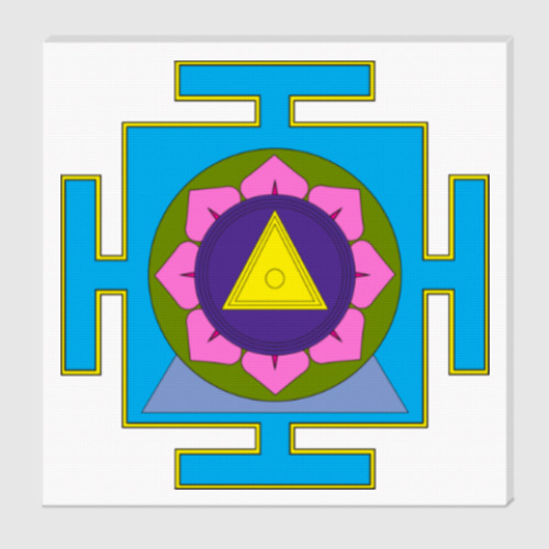 Холст с принтом Янтра Марса