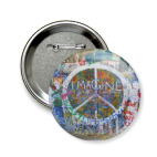 Значок 58 мм Imagine The Beatles John Lennon Битлз Леннон