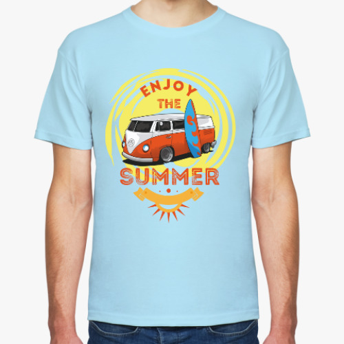 Футболка с принтом Enjoy the SUMMER наслаждайся летом!