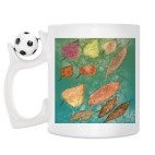 Кружка с футбольным мячиком