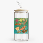 Банка с бамбуковой крышкой