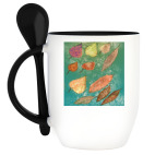 Кружка с ложкой