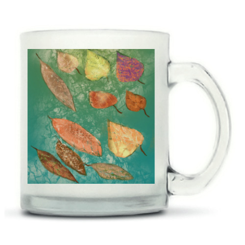 Кружка матовая с принтом Листопад