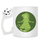 Кружка с футбольным мячиком