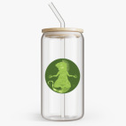 Банка с бамбуковой крышкой