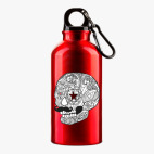 Металлическая бутылка 400 мл UV-DTF