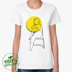 Женская футболка органик