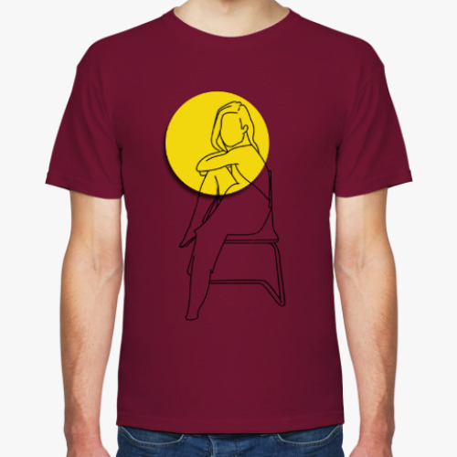 Футболка с принтом Абстрактная лампа