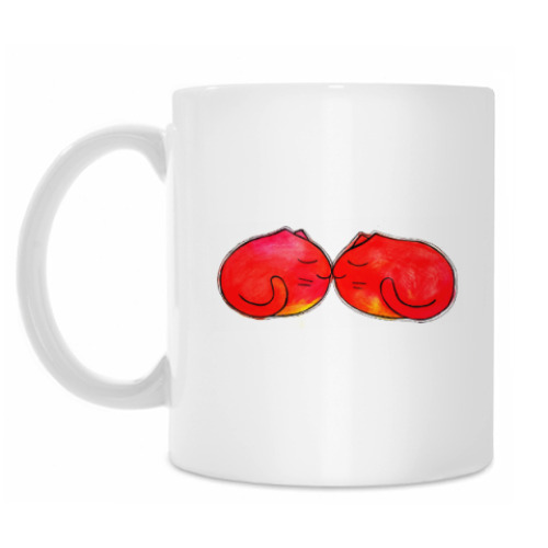 Кружка с принтом Kisscat