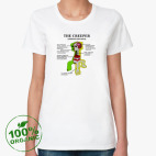 Женская футболка органик