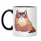 Кружка двухцветная