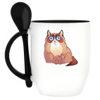 Кружка с ложкой