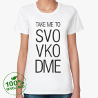 Женская футболка органик