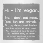 I'm vegan
