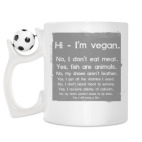 Кружка с футбольным мячиком