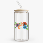 Банка с бамбуковой крышкой