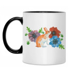 Кружка двухцветная