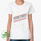 Женская футболка органик