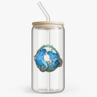 Банка с бамбуковой крышкой