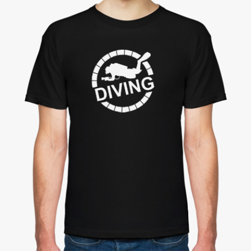 Футболка с принтом Дайвинг Life