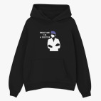 Толстовка худи оверсайз