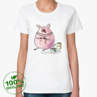 Женская футболка органик