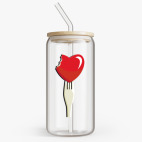 Банка с бамбуковой крышкой