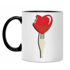 Кружка двухцветная