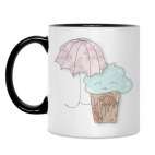 Кружка двухцветная