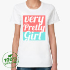 Женская футболка органик