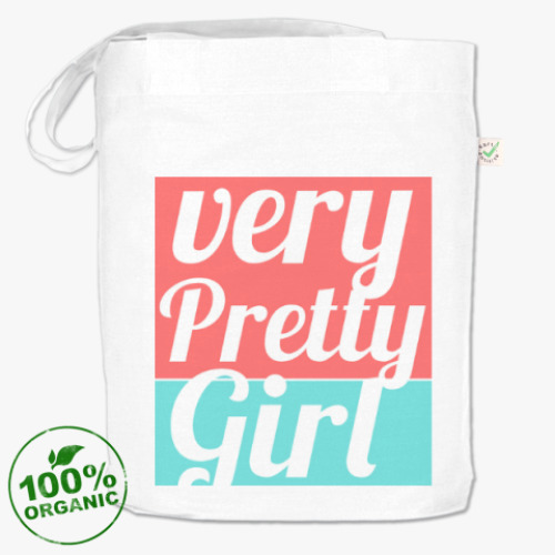 Сумка шоппер с принтом VERY PRETTY GIRL