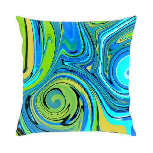 Подушка с принтом Абстракция