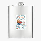 Фляжка стальная